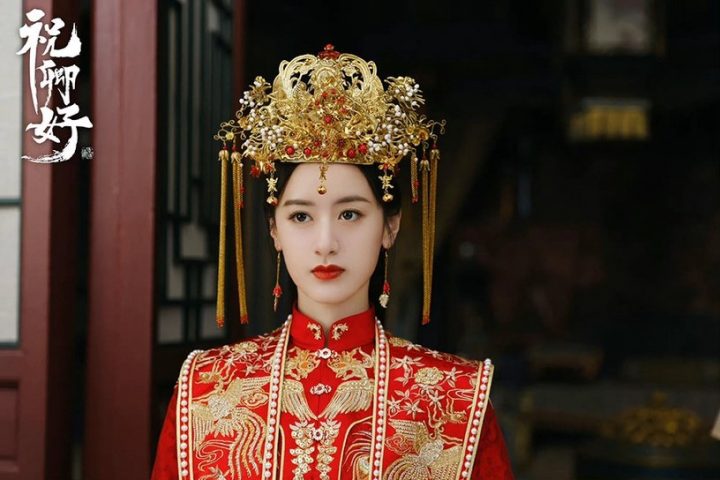 2022古装剧9位女星“新娘造型”！《说英雄》杨超越甜美，《恰似故人归》迪丽热巴美艳-10