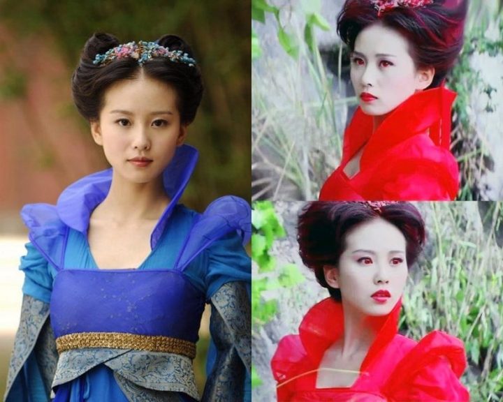 古装剧9位女神“黑化”造型！杨幂美艳，杨超越紫眼影仍美，赵丽颖&李兰迪却逃不过吐嘈-24