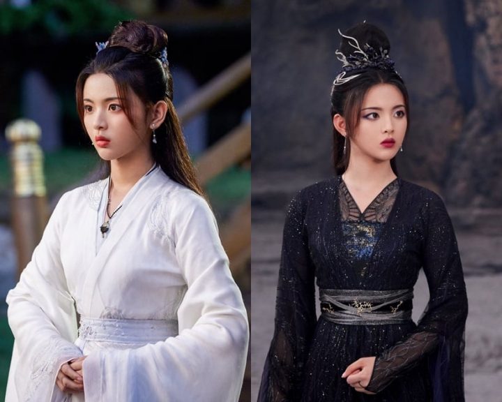 古装剧9位女神“黑化”造型！杨幂美艳，杨超越紫眼影仍美，赵丽颖&李兰迪却逃不过吐嘈-2